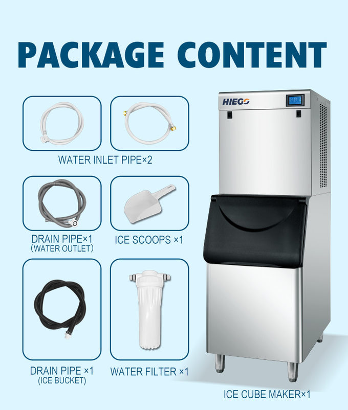machine à glace commerciale d'économie d'énergie à glace de la machine 500kg 10