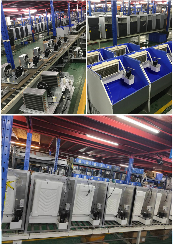 Fabricant commercial de glaçon de la capacité 850Ibs de machine à glace automatique de R404a grand 11