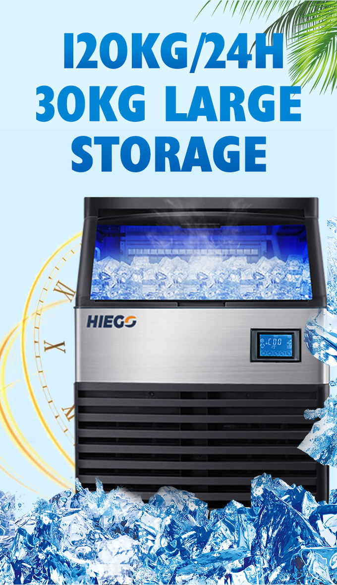 Machine à glace automatique de bloc de machine à glace d'ABS d'acier inoxydable pour le magasin de nourriture de boisson 1